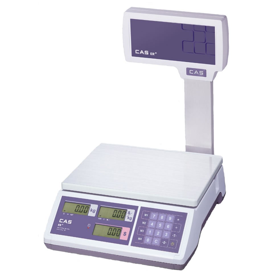 Фото 29 - Весы торговые CAS ER JR-30CBU.