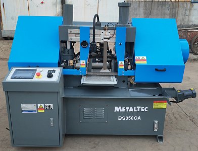 Фото 31 - MetalTec BS 350 CA автоматический колонный ленточнопильный станок.