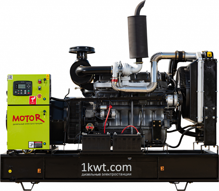 Фото 1 - АД120-Т400 дизельный генератор Motor 120 кВт Открытая на двигателе RICARDO / R6105IZLD.